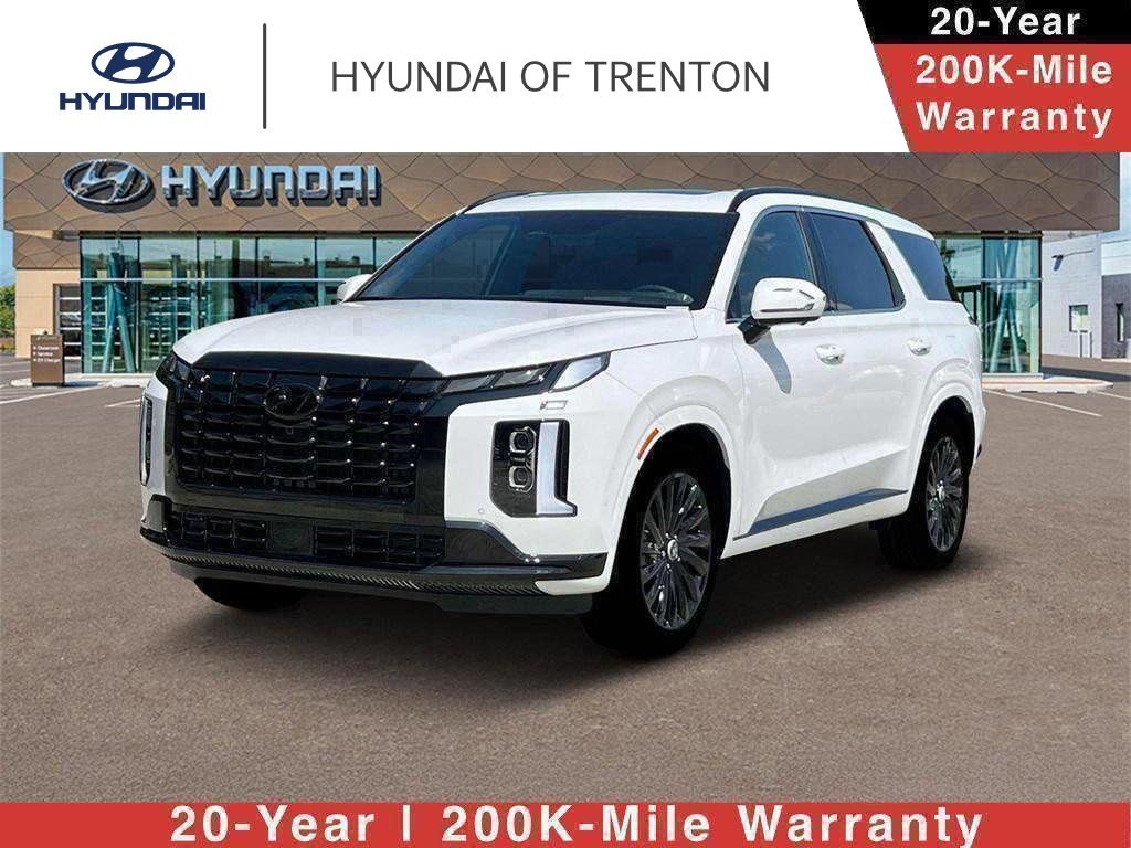 Hyper White 2025 Hyundai Palisade Calligraphy Night Edition AWD SUV / Crossover All-Wheel Drive 8-Speed Automatic