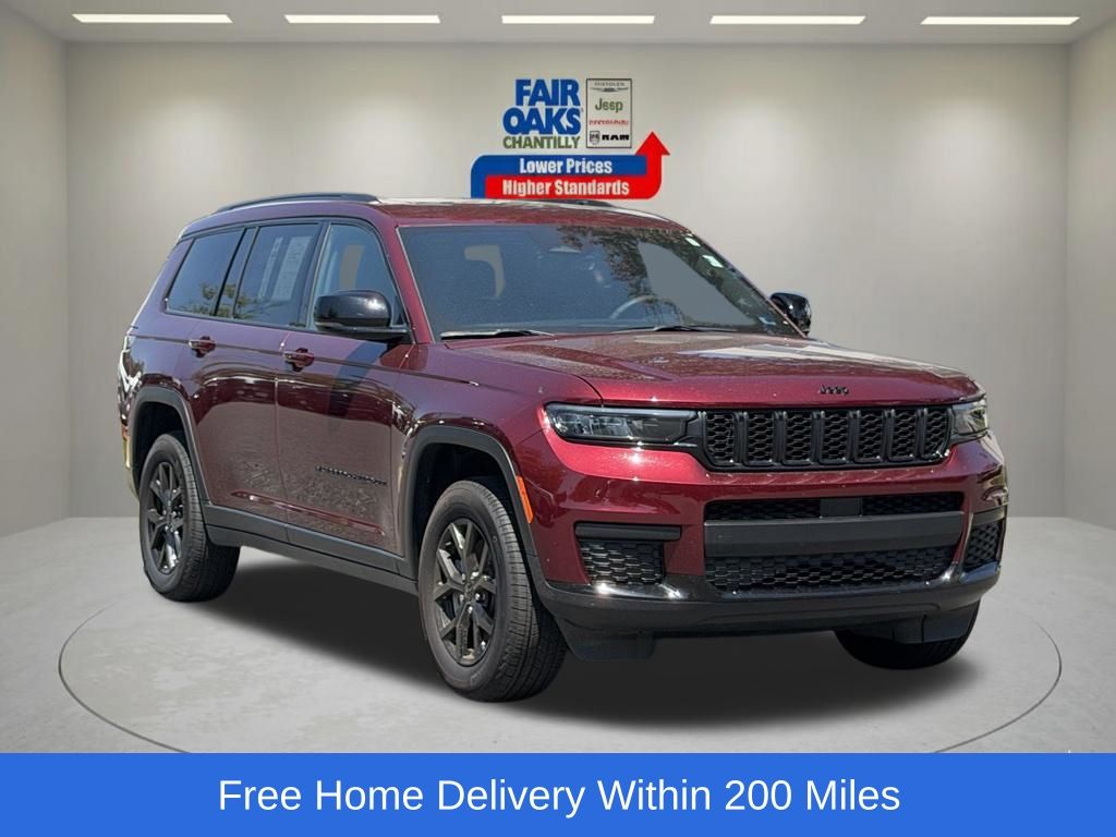 Velvet Red Pearlcoat 2025 Jeep Grand Cherokee L SUV / Crossover Four-Wheel Drive 8-Speed Automatic