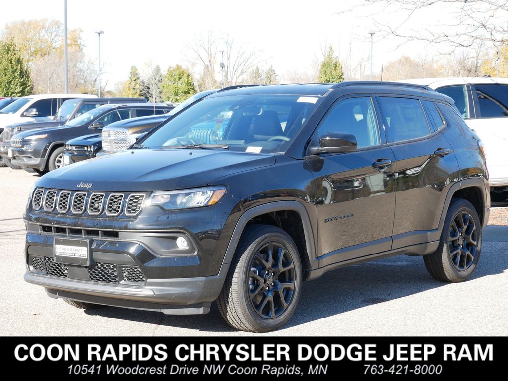 Diamond Black Crystal Pearlcoat 2026 Jeep Compass SUV / Crossover Four-Wheel Drive 8-Speed Automatic
