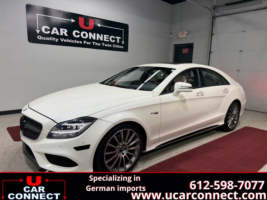 White 2016 Mercedes-Benz CLS Sedan Rear-Wheel Drive 7-Speed Automatic