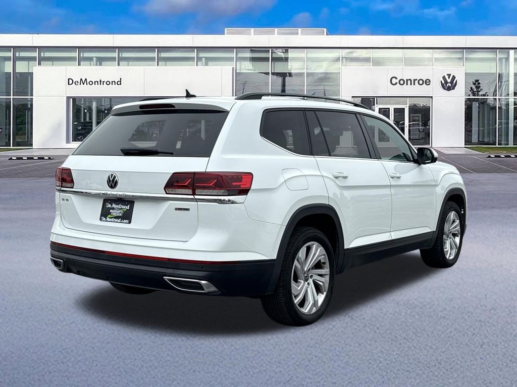 2021 Volkswagen Atlas 3.6L V6 SE w/Technology White at Wharton Chevrolet GMC