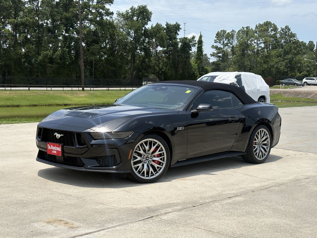 Shadow Black 2025 Ford Mustang Convertible Rear-Wheel Drive Automatic