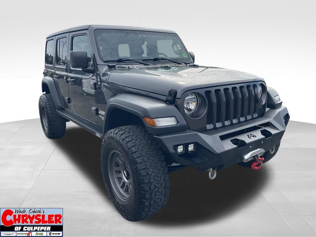 Gray (Granite Crystal Metallic Clearcoat) 2018 Jeep Wrangler SUV / Crossover Four-Wheel Drive 6-Speed Manual