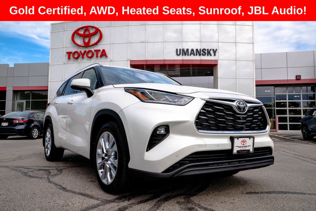White (Blizzard Pearl) 2020 Toyota Highlander SUV / Crossover All-Wheel Drive 8-Speed Automatic