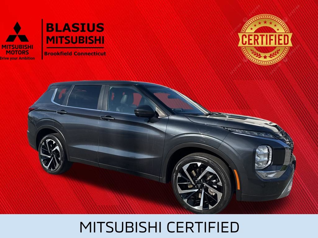 Black 2024 Mitsubishi Outlander SUV / Crossover Front-Wheel Drive Continuously Variable Transmission
