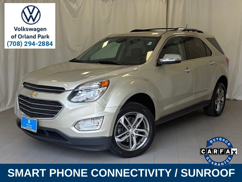 Champagne Silver Metallic 2016 Chevrolet Equinox SUV / Crossover Front-Wheel Drive 6-Speed Automatic Overdrive