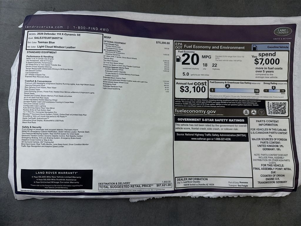 Thumbnail: 2026 Land Rover Defender - 9