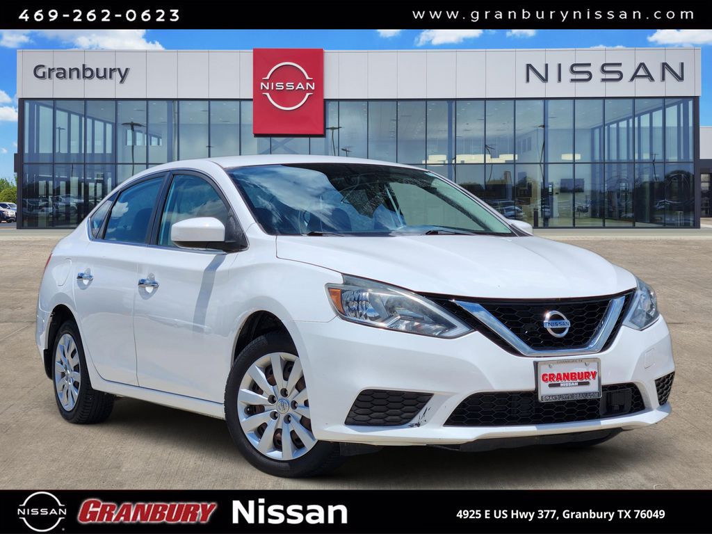 White (Fresh Powder) 2019 Nissan Sentra S FWD Sedan Front-Wheel Drive Continuously Variable Transmission