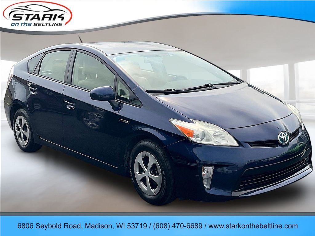 Nautical Blue Metallic 2014 Toyota Prius Hatchback Front-Wheel Drive Continuously Variable Transmission
