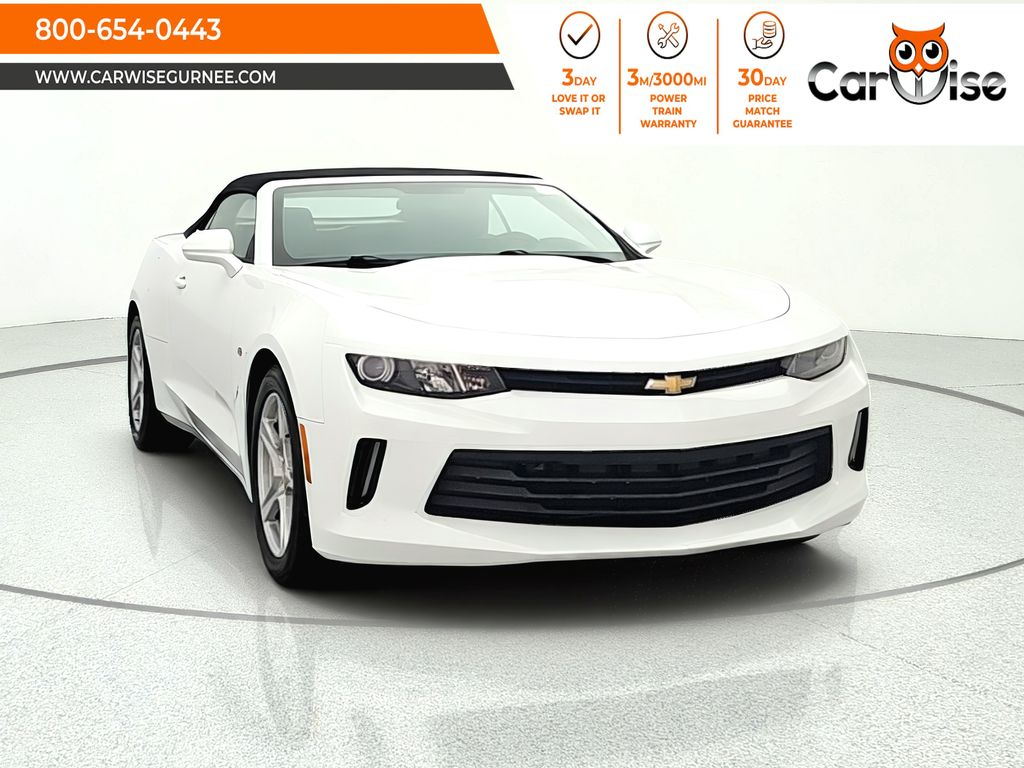 Summit White 2018 Chevrolet Camaro Convertible Rear-Wheel Drive 8-Speed Automatic