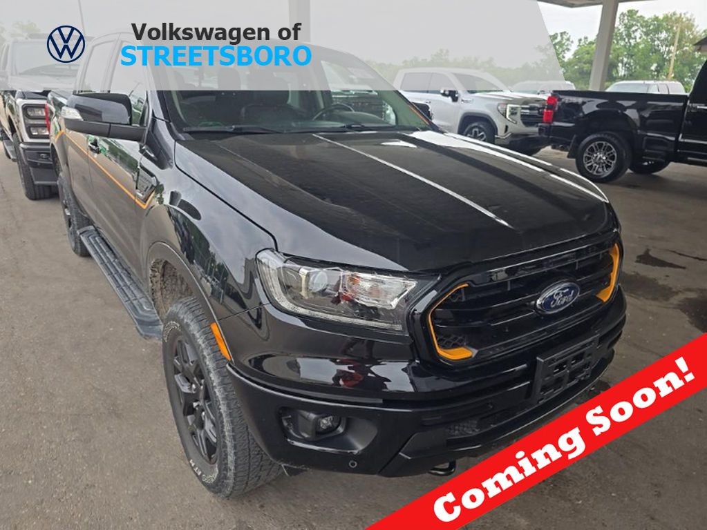 Black 2022 Ford Ranger Pickup Truck Four-Wheel Drive Automatic