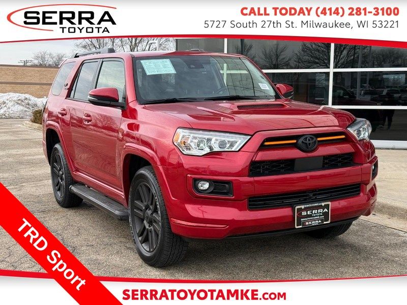 Barcelona Red Metallic 2024 Toyota 4Runner TRD Sport 4WD SUV / Crossover Four-Wheel Drive 5-Speed Automatic