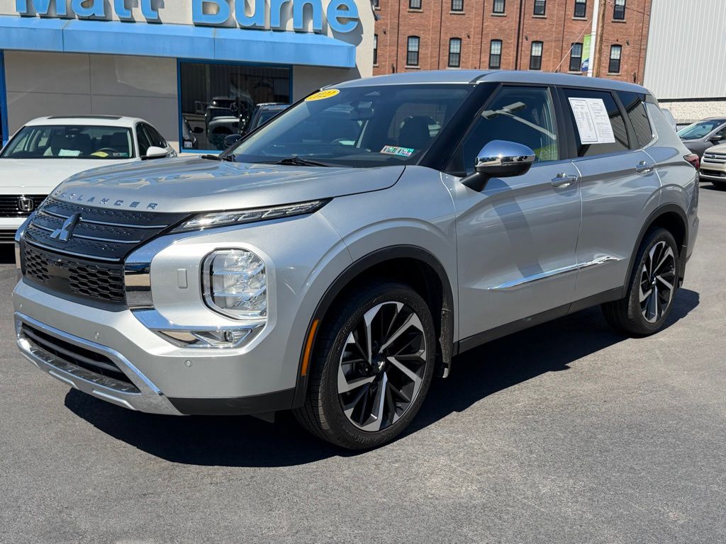 Alloy Silver Metallic 2022 Mitsubishi Outlander SE S-AWC SUV / Crossover All-Wheel Drive Continuously Variable Transmission