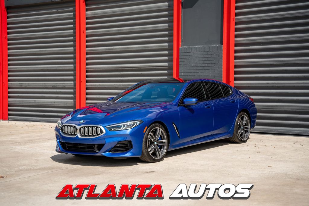 Portimao Blue Metallic 2023 BMW 8 Series 840i xDrive Gran Coupe AWD Coupe All-Wheel Drive 8-Speed Automatic