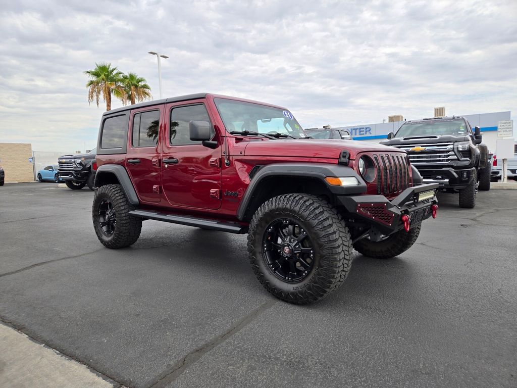 Snazzberry Pearlcoat 2021 Jeep Wrangler SUV / Crossover Four-Wheel Drive 8-Speed Automatic