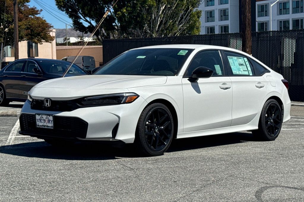 New 2026 Platinum White Pearl Honda Sport image 8