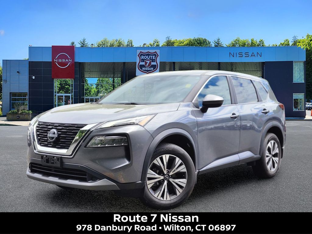 Gray (Gun Metallic) 2023 Nissan Rogue SV AWD SUV / Crossover All-Wheel Drive Continuously Variable Transmission