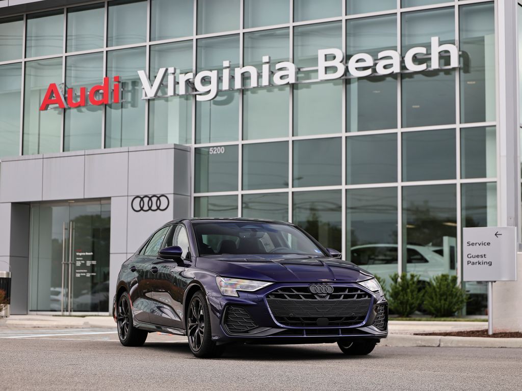 Navarra Blue Metallic 2026 Audi A3 Hatchback All-Wheel Drive 7-Speed Automatic