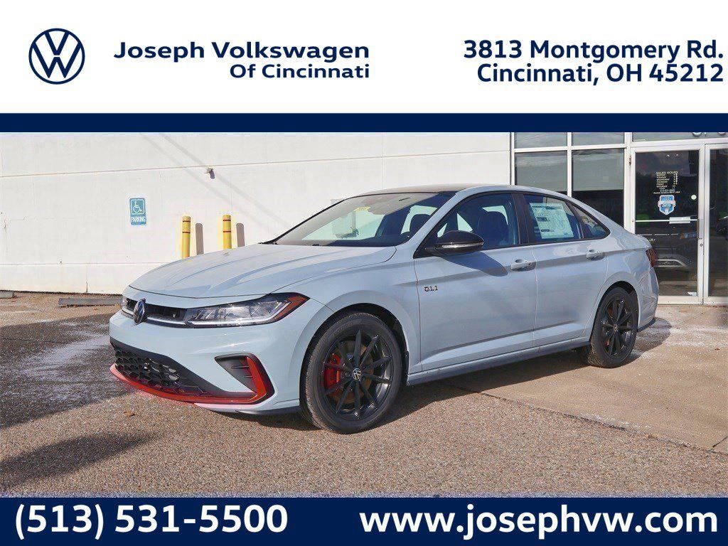 Monument Gray w/Deep Black Roof 2026 Volkswagen Jetta GLI Autobahn FWD Sedan Front-Wheel Drive 6-Speed Manual