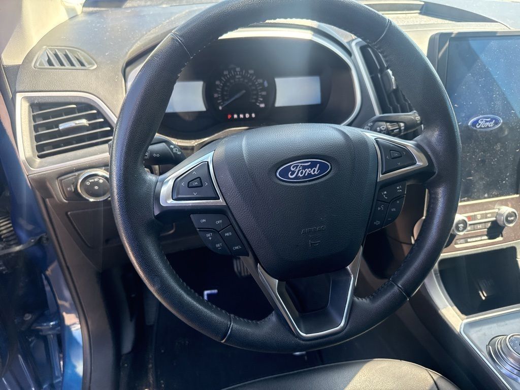 2021 Ford Edge SEL Blue at Classic Elite Chevrolet Sugar Land