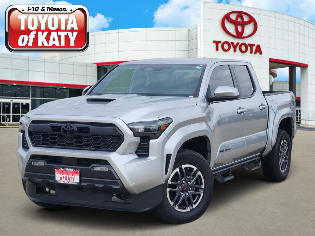 Celestial Silver Metallic 2024 Toyota Tacoma TRD Sport Double Cab RWD Pickup Truck 4X2 8-Speed Automatic