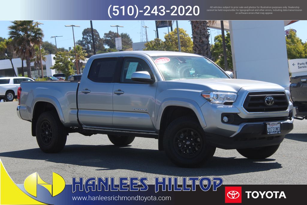 Celestial Silver Metallic 2022 Toyota Tacoma Pickup Truck 4X2 6-Speed Automatic