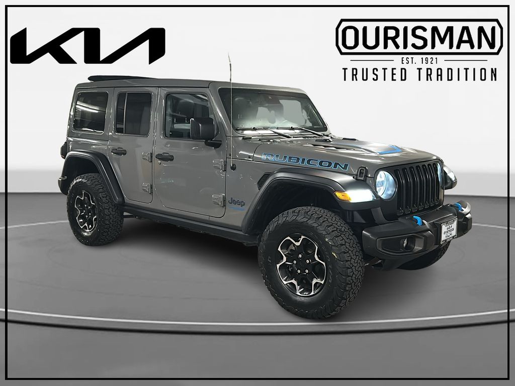 Sting-Gray Clearcoat 2021 Jeep Wrangler 4xe Rubicon 4WD SUV / Crossover Four-Wheel Drive 8-Speed Automatic