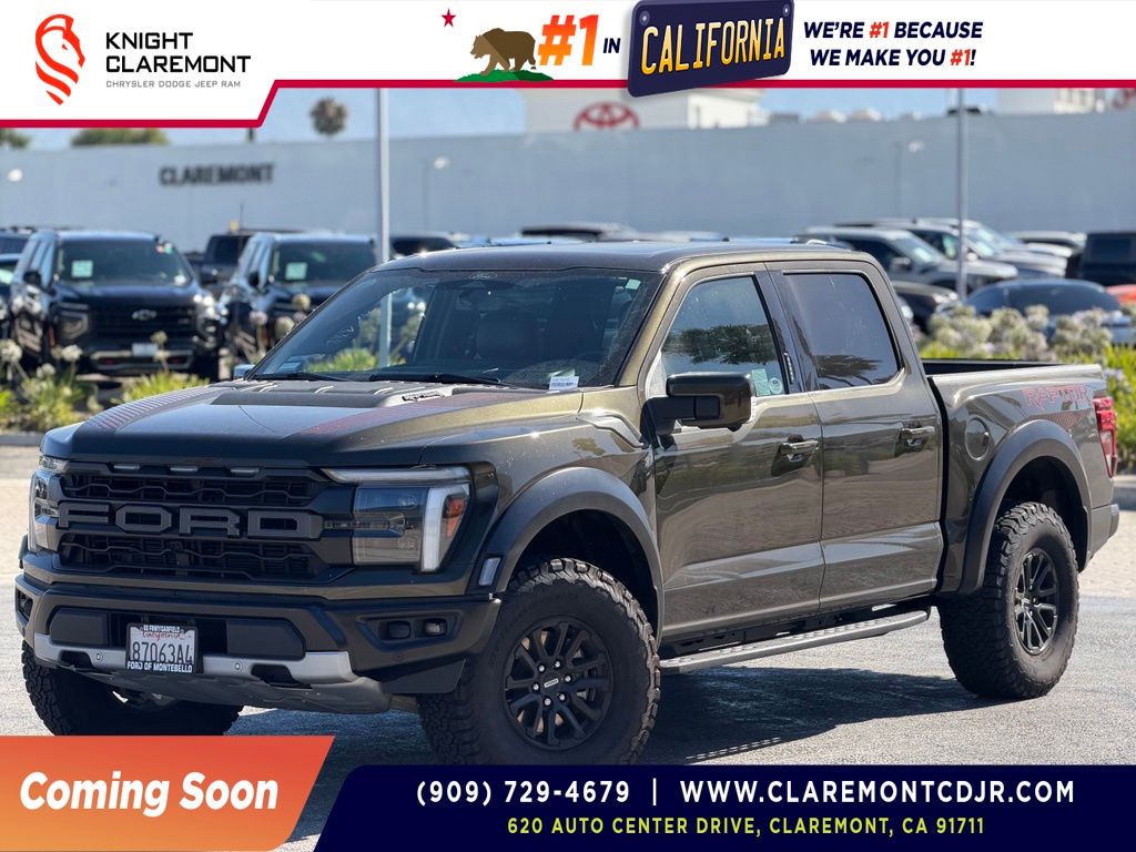 Green 2024 Ford F-150 Pickup Truck Four-Wheel Drive Automatic