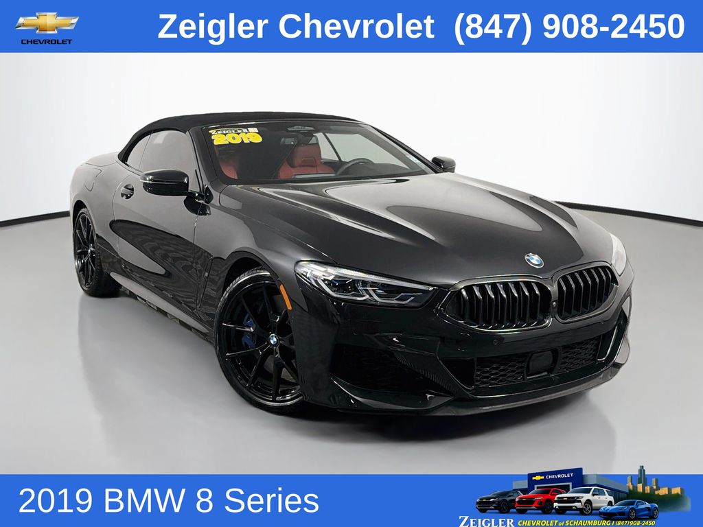 Black Sapphire Metallic 2019 BMW 8 Series Convertible All-Wheel Drive 8-Speed Automatic