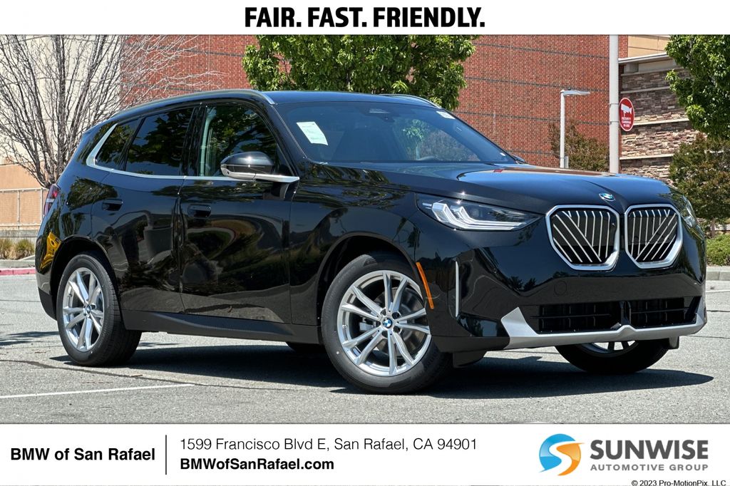 Black Sapphire Metallic 2025 BMW X3 SUV / Crossover All-Wheel Drive 8-Speed Automatic