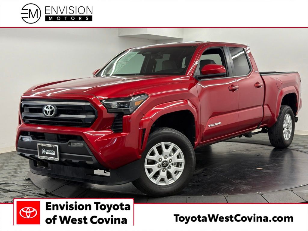 Red 2025 Toyota Tacoma Pickup Truck Four-Wheel Drive 8-Speed Automatic