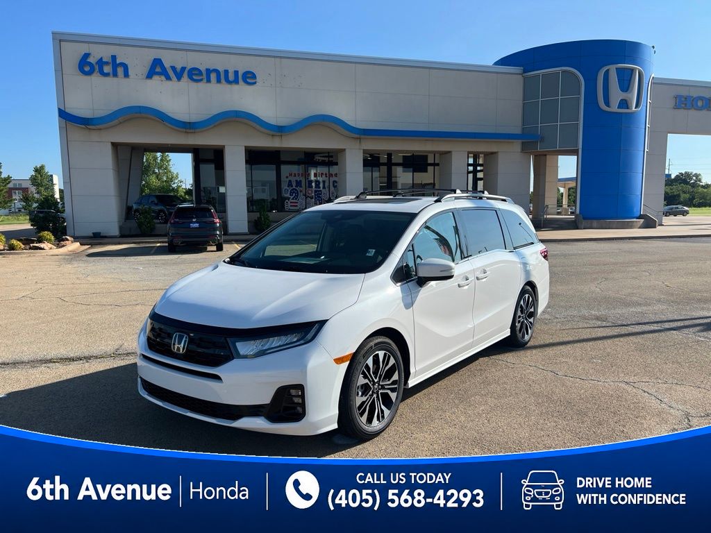 Platinum White Pearl 2026 Honda Odyssey Minivan Front-Wheel Drive Automatic
