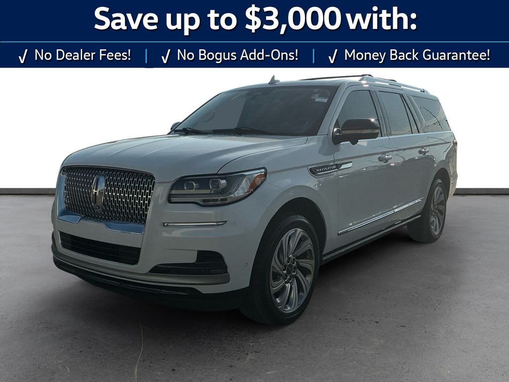 White Metallic 2024 Lincoln Navigator SUV / Crossover Four-Wheel Drive Automatic