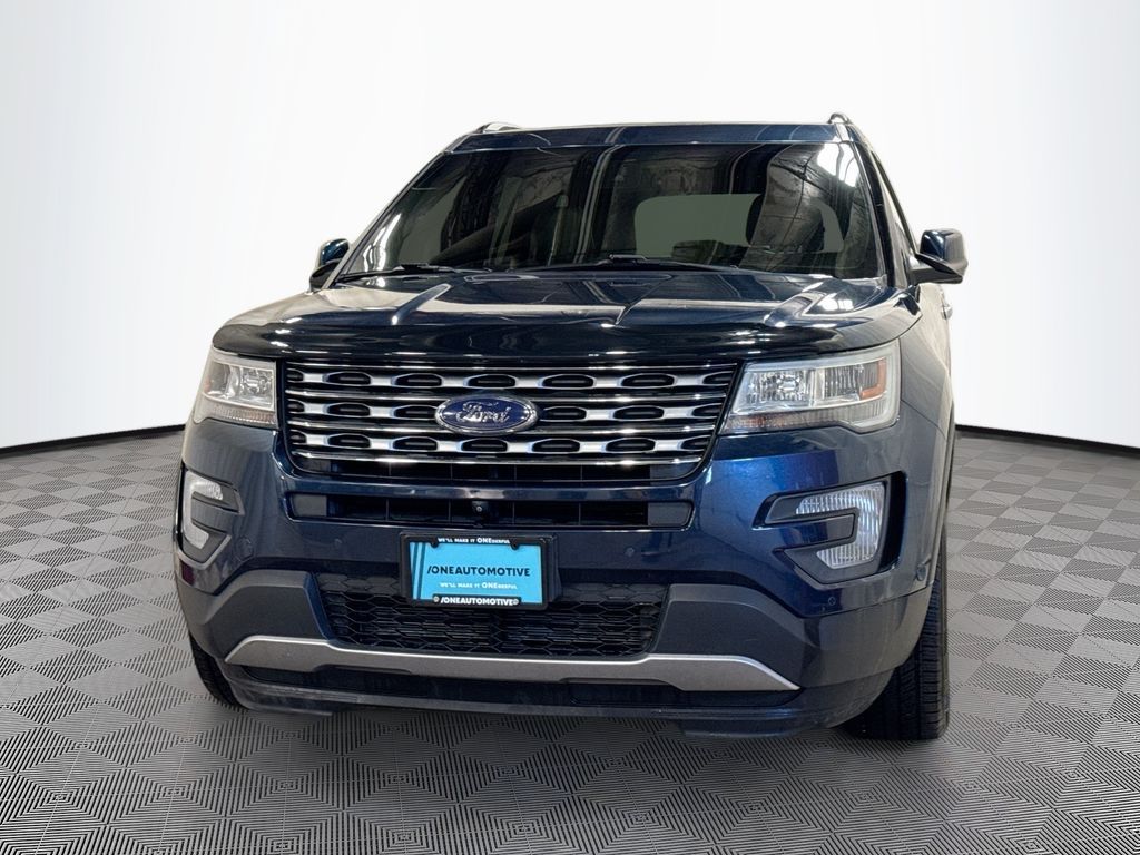 Blue 2017 Ford Explorer Limited SUV / Crossover Front-Wheel Drive 6-Speed Automatic