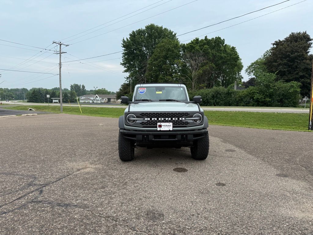 Used 2021 Ford Bronco 4-Door Badlands with VIN 1FMEE5DH3MLA85856 for sale in Zumbrota, Minnesota