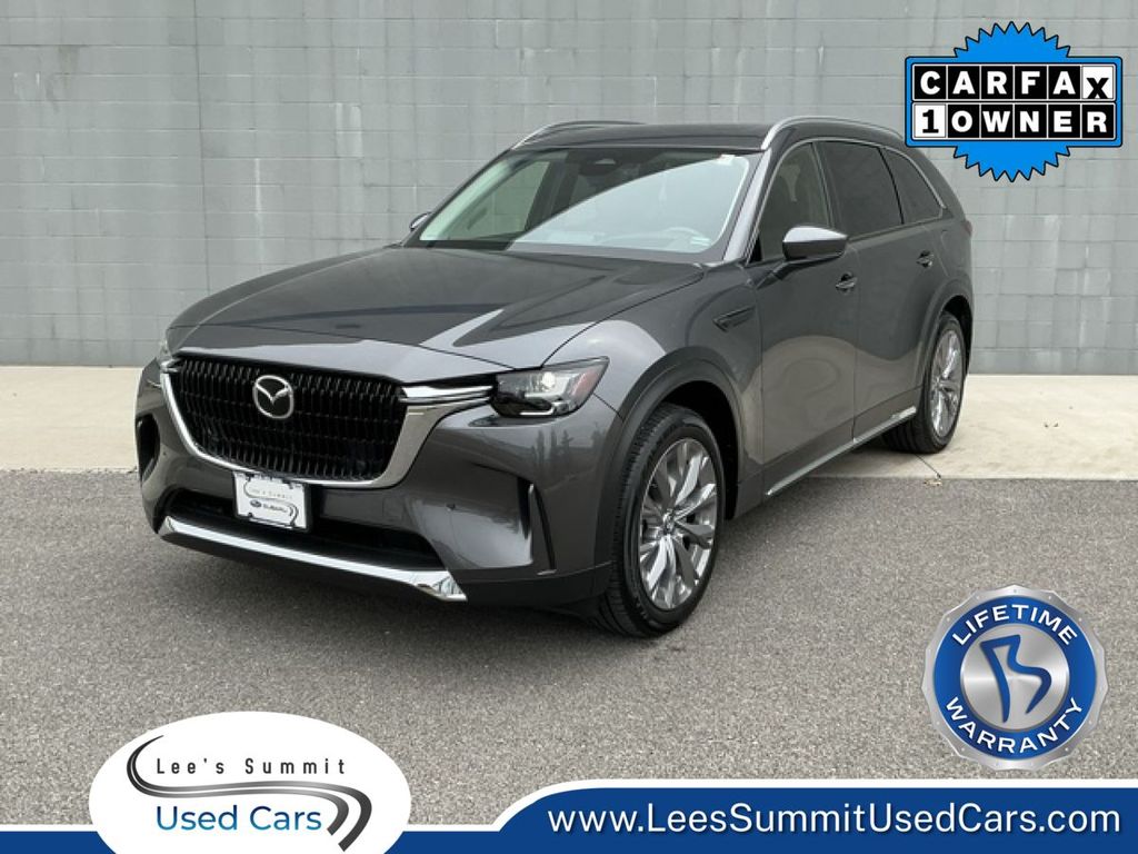 Machine Gray Metallic 2024 Mazda CX-90 3.3 Turbo Premium AWD SUV / Crossover All-Wheel Drive 8-Speed Automatic