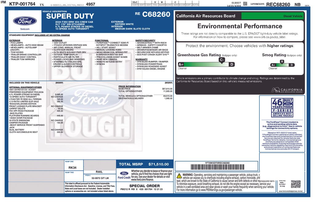 Used 2024 White Ford XLT image 4
