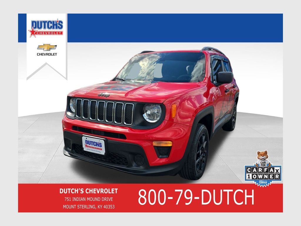 Colorado Red Clearcoat 2021 Jeep Renegade SUV / Crossover Four-Wheel Drive 9-Speed Automatic
