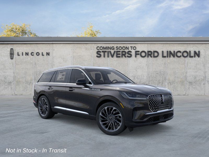 Infinite Black Metallic Clearcoat 2026 Lincoln Aviator Reserve AWD SUV / Crossover All-Wheel Drive Automatic