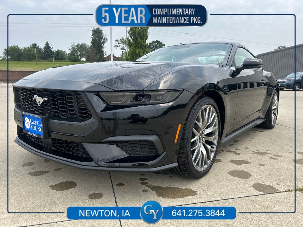 Shadow Black 2026 Ford Mustang Coupe Rear-Wheel Drive Automatic