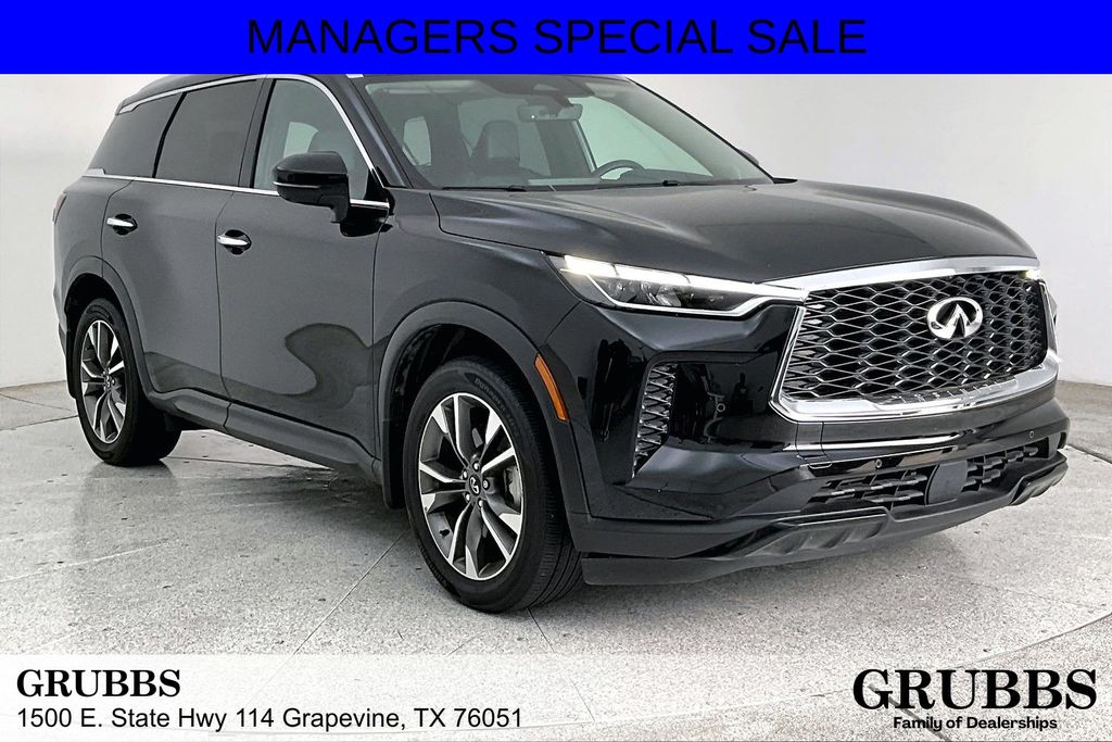 Mineral Black 2025 INFINITI QX60 SUV / Crossover Front-Wheel Drive 9-Speed Automatic