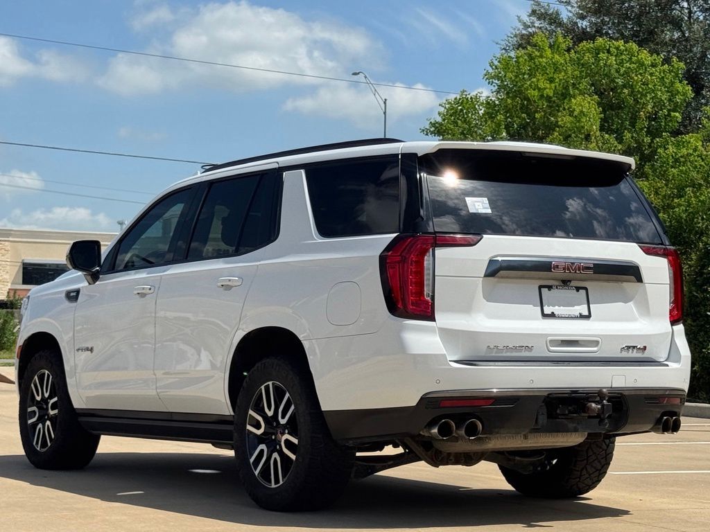 2022 GMC Yukon AT4 White at DeMontrond Gulf Freeway