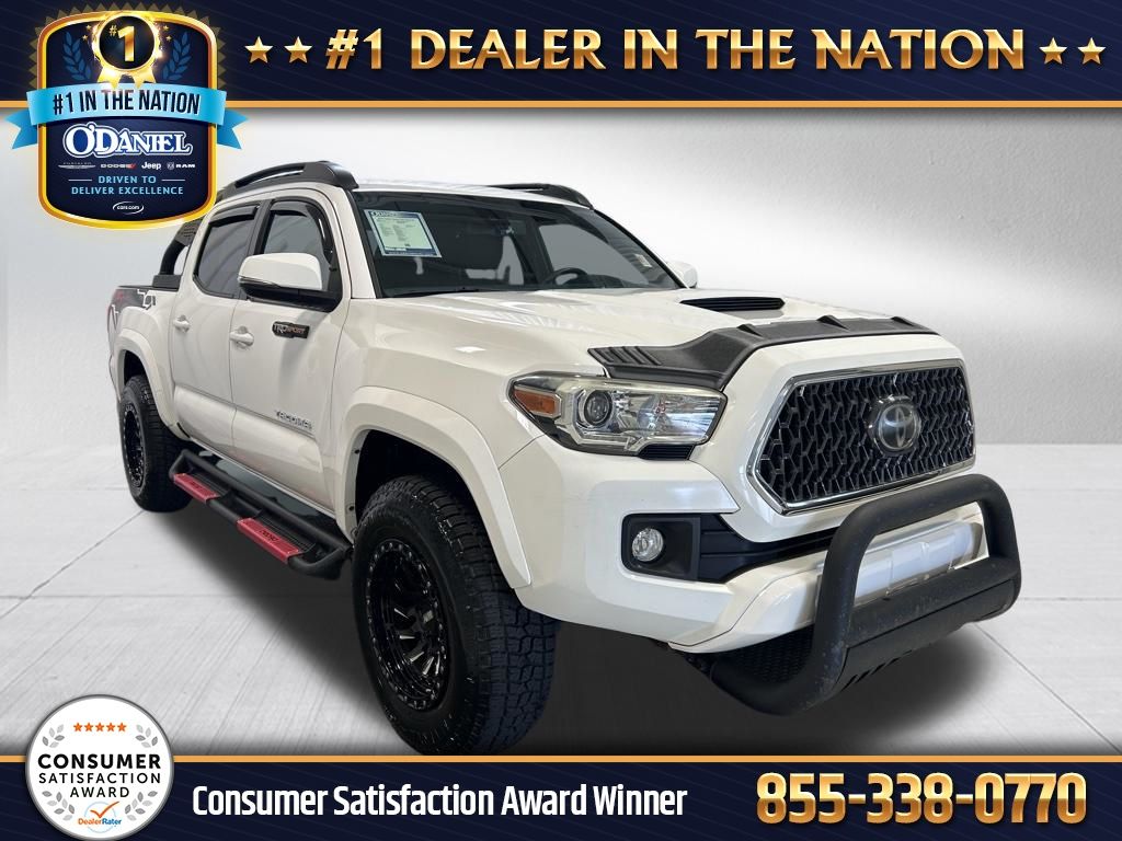 Super White 2019 Toyota Tacoma Pickup Truck 4X2 6-Speed Automatic