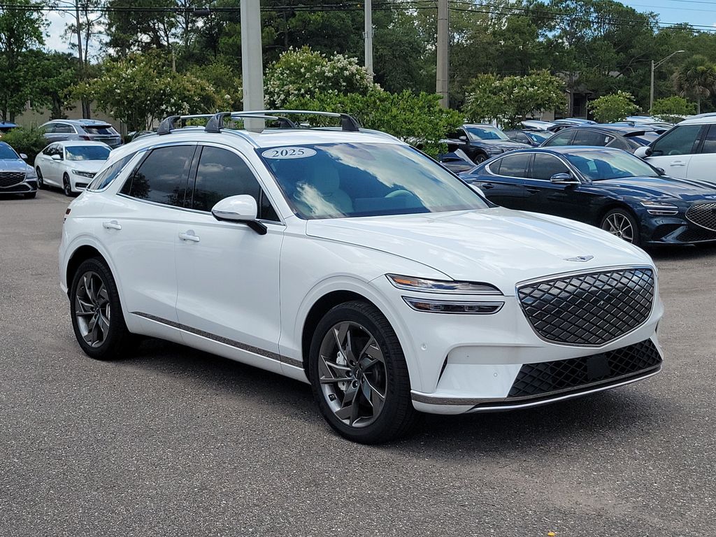 Uyuni White 2025 Genesis GV70 Electrified Advanced AWD SUV / Crossover All-Wheel Drive 1-Speed Automatic