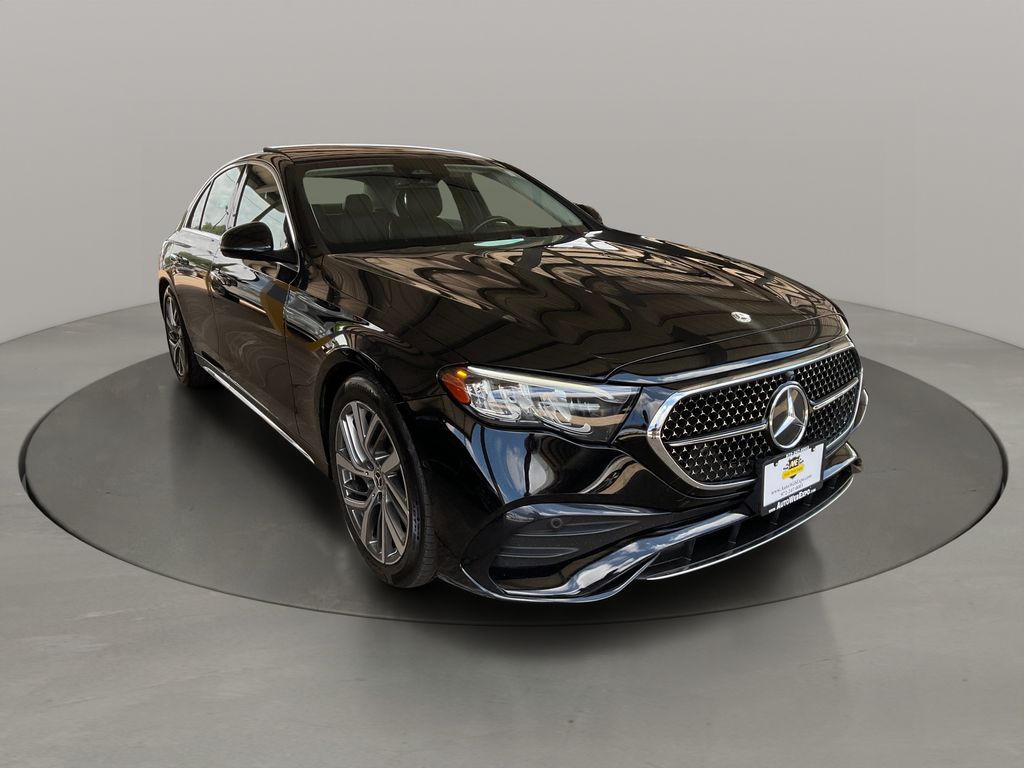 Obsidian Black Metallic 2025 Mercedes-Benz E-Class Sedan Rear-Wheel Drive 9-Speed Automatic