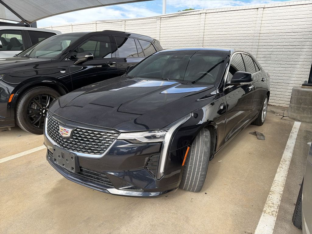 Dark Moon Blue Metallic 2021 Cadillac CT4 Luxury RWD Sedan Rear-Wheel Drive 8-Speed Automatic