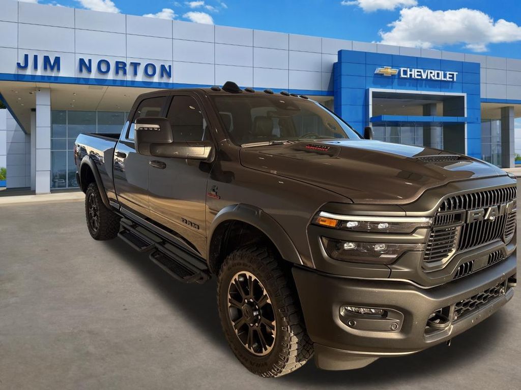 Gray (Granite Crystal Metallic Clearcoat) 2025 RAM 2500 Rebel Crew Cab 4WD Pickup Truck Four-Wheel Drive 8-Speed Automatic