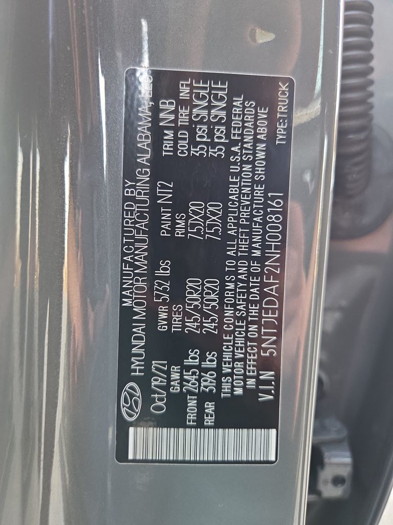 used 2022 Hyundai Santa Cruz car, priced at $23,290