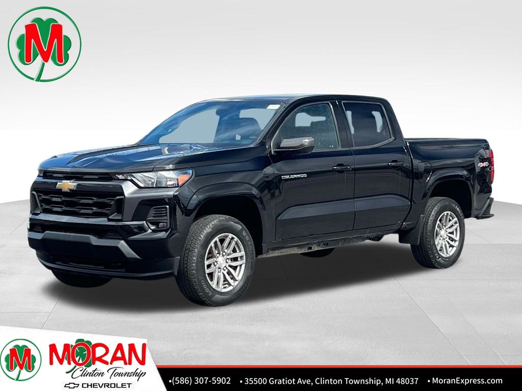 Black 2023 Chevrolet Colorado Pickup Truck Four-Wheel Drive 8-Speed Automatic