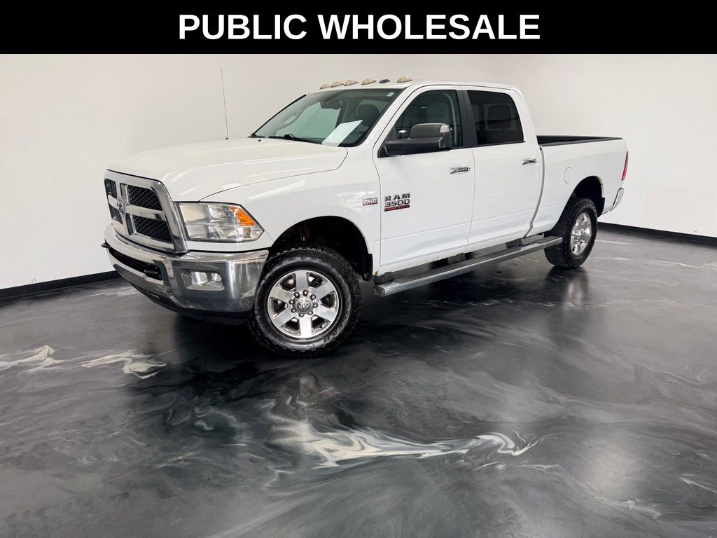 Bright White Clearcoat 2014 RAM 3500 Pickup Truck Four-Wheel Drive 6-Speed Automatic